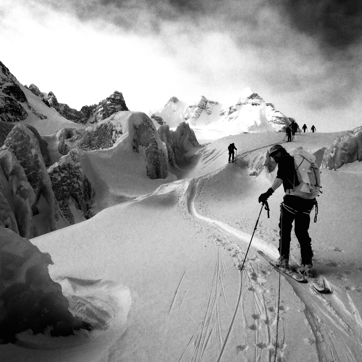 Backcountry Skiing | Bear Mountaineering & Burnie Glacier Chalet Guided ...